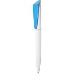 F01-Camellia Ручка с поворотным механизмом бело-голубая