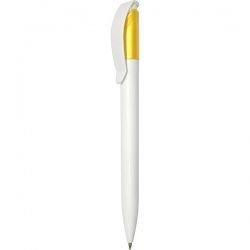 PR1137B-з Ручка автоматическая бело-золотая