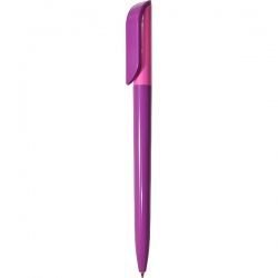 PR307-1 Ручка с поворотным механизмом фиолетово-розовая