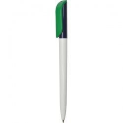 PR307-1 Ручка с поворотным механизмом бело-синяя 3