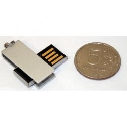 VF-mini 04 флешка металлическая Серебро 8GB