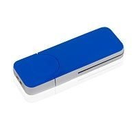 PL005 флешка пластиковая синяя 8GB