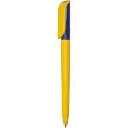 PR307-1 Ручка с поворотным механизмом желто-синяя