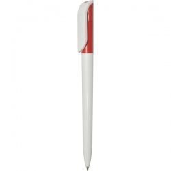 PR307-1 Ручка с поворотным механизмом бело-красная 3