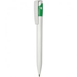 PR021 Ручка автоматическая бело-зеленая