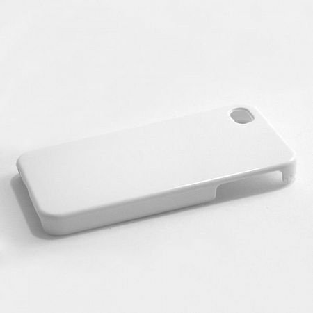 Чехол для 3D сублимации IPhone 4 / 4S, пластик белый глянцевый
